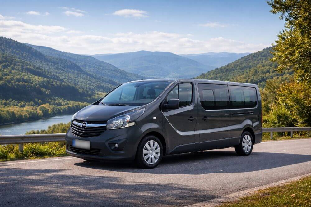 Kombi za prevoz putnika, spreman za polazak